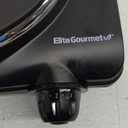 Elite Gourmet ESB-301BF# Countertop Single Cast Iron Burner, 1000 Watts Electric Hot Plate, Temperature Controls, Power Indicator Lights, Easy to Clean, Black