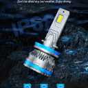 FAHREN Ultra Bright H11 Fog Bulbs,Upgraded 120W 80000LM H8/H9 Bright Lighting Bulb, 6500K Cool White IP68 Waterproof,Quick Installation, Pack of 1