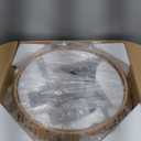 18 Large Rattan Light Fixture, Rattan Chandeliers for Dining Room, 5-Light Boho Fixture with Twine Making Lampshade, Adjustable Height, Chandelier for Kitchen, Bedroom (Brown)