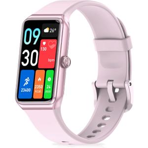 Fitness Tracker with 24/7 Heart Rate,Blood Pressure Sleep Tracking,104 Sports Modes Calories Smart Watch,IP68 Waterproof Step Counter Activity Trackers Pedometer for Android&iPhone Women Men