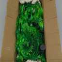 BEGONDIS 25Pcs Artificial Aquarium Tree & Plants Set - Green Fake Aquatic Plants for Aquarium Decorations