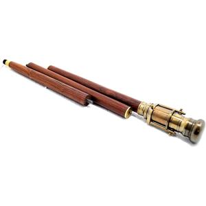 NauticalMart Hollywood Walking Stick Collectors Telescope Wooden Walk Cane Marine Prop