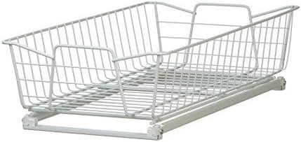 ClosetMaid 11 in. Pull Out Cabinet Organizer, Heavy Duty, Slide Out Pantry Shelves Drawers for Kitchen, Bathroom, White