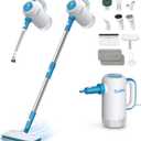 Czlife Z7 Steam Mop for Floor Cleaning, 13-in-1 Handheld Steam Cleaner for Home Tile Grout Hardwood Laminate Furniture Couch Clothes Carpet, Multi-Purpose Floor Steamer Machine, Corded (Blue)