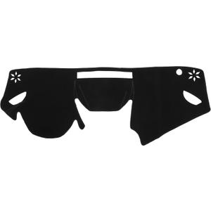 Car Dashboard Cover Mat Compatible for Subaru Impreza 2017-2020, Protective Polyester Black Center Console Interior Trim Dash Board Mat