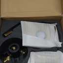 KENES Brushed Gold Tub and Shower Trim Kit, Square Tub Shower Faucet Set Complete with 6-Inch Rainfall Shower Head and Tub Spout, KE-6025A-4 (Shower Valve Included)
