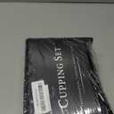 Cupping Therapy Set w/ 18 Massage Cups for Pain Relief Physical Therapy Cupping Kit for Massage Therapy with Vacuum Pump, Black Box