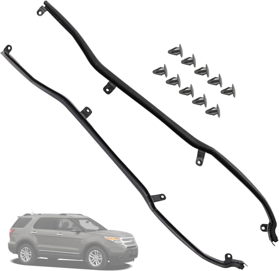 Rear Door Front Weatherstrip Seal BB5Z-7825324-B BB5Z-7825325-B Compatible with Ford Explorer 2011 2012 2013 2014 2015 2016 2017 2018 2019 Ford Front Weatherstrip