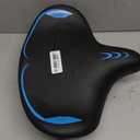 CDYWD Oversized Bike Seat for Men & Women Comfort, Extra Wide Bicycle Seat Cushion, Comfortable Wing Padded, Large Replacement Bike Saddle for Peloton Bike, Stationary Exercise Bike, City Bike, Ebike