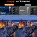 2 x Milomdoi 9 in 1 Screen Protector for Samsung Galaxy Z Fold 7, 3 Inside Flexible Film + 3 Front Tempered Glass + 3 Camera Lens Protector Accessories with Installation Frame