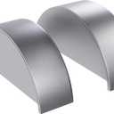 ECOTRIC Round Trailer Fenders W/Fender Backs 32-1/8"x 9-1/8" x 14-3/8"Fit 14"-16" Wheels Compatible with Car Hauler Cargo Utility Trailer Landscape Trailer 2 Pack