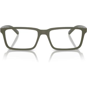ARNETTE mens An7253 Koko Rectangular Prescription Eyewear Frames (Military Matte/Shiny / Demo Lens)