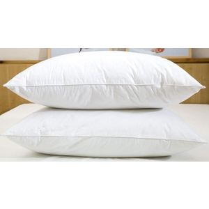 JA COMFORTS Duck Feather Down Bed Pillows for Sleeping(2 Packs)