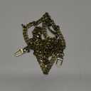 Model Worker DIY Iron Flat Chain Strap Handbag Chains Purse Chain Straps Shoulder Cross Body Replacement Straps with Metal Buckles (47", Bronze)