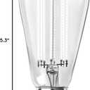 Feit Electric ST19 Vintage Edison LED Light Bulb, 100W Equivalent, Dimmable, 5000K Daylight, 1490 Lumens, E26 Base, Retro Filament Light Bulbs, 15,000-Hour Lifetime, ST19100CL/950CA/2, 2 Pack
