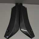 2Pcs Spoiler Lip for Rear Bumper Protection,Universal Anti-Scratch Rear Bumper Lip Splitter Diffuser Spoiler Kit (Carbon Fiber Pattern)