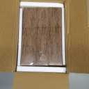 QEEIG Floating Shelves for Wall Bathroom Shelf Bedroom Kitchen Living Room Hanging Book Shelves Small Farmhouse Decor 16 inch Set of 3, Rustic Brown (015-BN3)