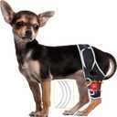 Dog Leg Brace for Acl and Ligament Injuries  Adjustable Support for Joint Pain Relief and Muscle Recovery  Fits Front or Back Legs  Lightweight and Comfortable, XS