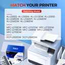 TN660 TN-660 Toner Cartridge - Replacement for Brother TN660 TN630 TN-630 TN-660 Use for HL-L2300D HL-L2380DW HL-L2320D DCP-L2540DW HL-L2340DW HL-L2360DW HL-L2305W Printer(2 Black)