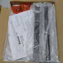 Side Table Sofa Tray for Couch Heavy Metal Base Swivel/Adjustable Height, Sofa Bed Bathroom Study TV Tray C Shaped End Table Food Snack Trays for Eating (11.8*15.7 in, Brown)