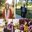SAMDEEMI Solid & Multi-Color Graduation Honor Cord Rope with Tassel, 68" Long for High School College Graduation Ceremony, Maroon