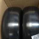 11x4.00-5 Flat Free Lawn Mower Tire and Wheel with Bearing Bore 3/4" or 5/8", 3.4"-4"-4.5"-5" Centered Hub, Smooth Tread Tire for Zero Turn Mowers, 2 Pack