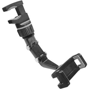 Rearview Mirror Phone Holder  360 Adjustable Car Mount, Foldable & Flexible Mobile Cell Phone Holder for All Smartphones
