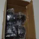 FactorDuty 3 inch Heavy Duty Polyurethane Caster Wheels Rigid Fixed None Swivel Industrial Grade Solid Low Profile Smooth and Silent 3000LB Capacity Pack of 4