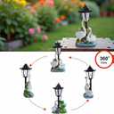 Solar Swan Garden Statues Outdoor, Decorative Swan Yard Decor with Solar Light for Lawn, Patio, Porch and Backyard, Outdoor Swan Decor Garden Gifts