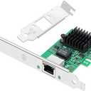 Gigabit Ethernet Network Card with Intel I226-V Chip 2.5Gbps Single-Port NIC Card,PCI-E X1 RJ45 LAN Network Adapter, Support Windows Server 2019/2022/Windows 10/11/Linux/Vmware