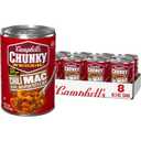Campbell's Chunky Soup, Chili Mac, 16.3 Oz Can (Case of 8), Best by: 25 SEP 2027