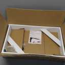 Heavy Duty Shelf Brackets 2 Pack 16" x 10" x 2.5" White Steel 3/8" Thick Countertop Support Mantel L Bracket for Wood Granite Quartz Countertop