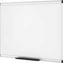 VIZ-PRO Dry Erase Board/Magnetic White Board, 48 X 32 Inches, Silver Aluminum Frame