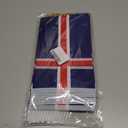 25 Pack Iceland Handheld Small Flag,Mini Icelandic Hand Held Miniature Stick Decor