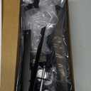 Under Desk Cable Management Tray Black, Cinati Wire Organizers No Drill, Cable Tray with Clamp for Wire Management, Cord Organization Box for Office, Home - No Damage to Desk (13.4"-1 Pack)