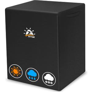 Air Conditioner Cover for Outside Units 24 Inch - 600D Air Conditioning AC Covers Waterproof, Outdoor Winter Cover for Central AC Condenser, Swamp Cooler, Pool Heater, Heat Pump, HVAC and More