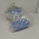 Bins & Things Multi-Compartment Stackable Craft Storage Box with Dividers - Plastic Nail Polish Organizer, Storage Containers for Beads, Sewing Supplies, Art Organizers and Storage - Blue