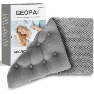 Microwavable Heating Pads 15 * 9", Weighted Moist Microwave Heat Pad for Cramps Neck Shoulder, Back Pain Relief, Warm Compress Rice Bean Bag Hot Pack for Muscles Ache, Joints, Unscented,1 Pack