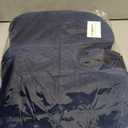 Gel Seat Cushion – Navy Blue Flannel Pillow with Velvet Removable Cover – Ergonomic Sponge Support for Office with Adjustable Strap