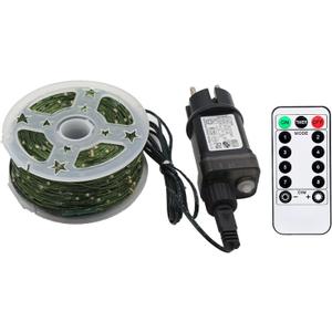 Remote Control Christmas Lights for Interior and Exterior Decoration - Perfect for Christmas Trees, Weddings and Holiday displays - with a Flashing Effect - Plug-in Model with Remote Control