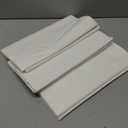 NEWOOK White Paper Tablecloths Disposable for Rectangle Tables 3 Pack,3 Ply Paper & Plastic Quality Table Cloth for Parties,54 x 108 Inch Birthday Table Cover Outdoor Wedding Banquet Tablecover