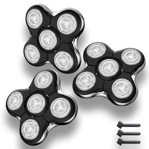 2024 New 3Pack Balder Pro Replacement Head for Remington Balder Pro Head Shaver XR7000, with 5 Dual-track Cutter Heads, Precision Electric Shaving for Bald Men.