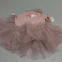 Tutu.kk Girls' Camisole Dance Tutu Leotard with Fluffy 4-Layers Ballet Dress for Ballerina (12 Months - 7 Years) (Dusty Pink)
