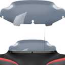 Amazicha Smoke Tint 6" Windshield Windscreen Compatible for Harley Davidson Touring Street Glide Electra Glide FLHT FLHTC FLHX 1996-2013