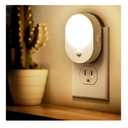 L LOHAS LED Motion Sensor Night Light,[2-PACK] Night Lights Plug into Wall,Motion Sensor and Dusk to Dawn Sensor,3000K Soft White,30/60/100lm Brightness Dimmable,Nightlight for Bathroom