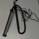 LED Desk Lamp with Clamp, Eye-Caring Clip on Lights for Home Office, 3 Modes 10 Brightness, Long Flexible Goose-Neck, Metal, Swing Arm Architect Task Table Lamps with USB Adapter, Black