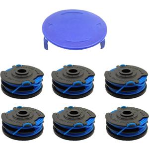 KST 120X-06 Replacement SpoolCompatible Kobalt Weed Eaterfor Kobalt KST 120X Trimmer Spool,for Kobalt Weed Eater String (6 Spools+1 Caps)