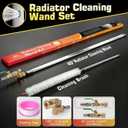 40" Upgraded Radiator Cleaning Wand With 25 Fan Nozzles,Water and Air Dual-Use 4500 PSI Pressure Washer Tool Set for Car,Truck and Other Vehicles.