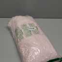 ILANGO Pink Christmas Bathroom Rugs 36"  24" Non Slip & Super Absorbent Extra Thick Soft, Washable Bath Mat for Floor, Non Shedding Microfiber Shaggy Bath Rug with Rubber for Bathtub Sink