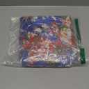 Japanese Anime Women's Kimono Robe Geisha Yukata Sweet Dress Blossom Satin Bathrobe Sleepwear Fans Tabi Socks Set (Blue)